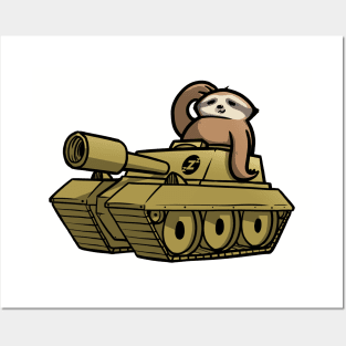 War Animals - Sloth Posters and Art